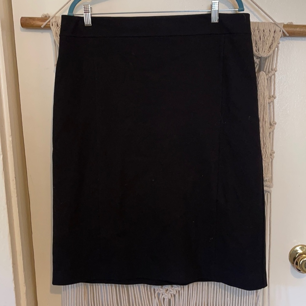 Eileen Fisher black pencil skirt size large